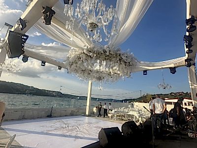 Düğün Sahne İçin Dört Bacaklı Truss