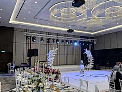 Düğünler İçin Sahne ve İki Bacaklı Truss Kiralama