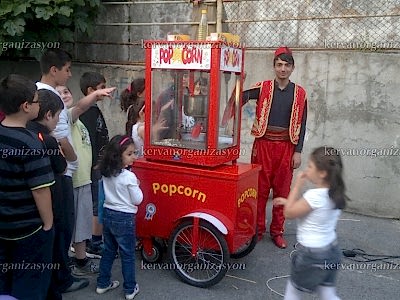 Popcorn Arabası  Kiralama