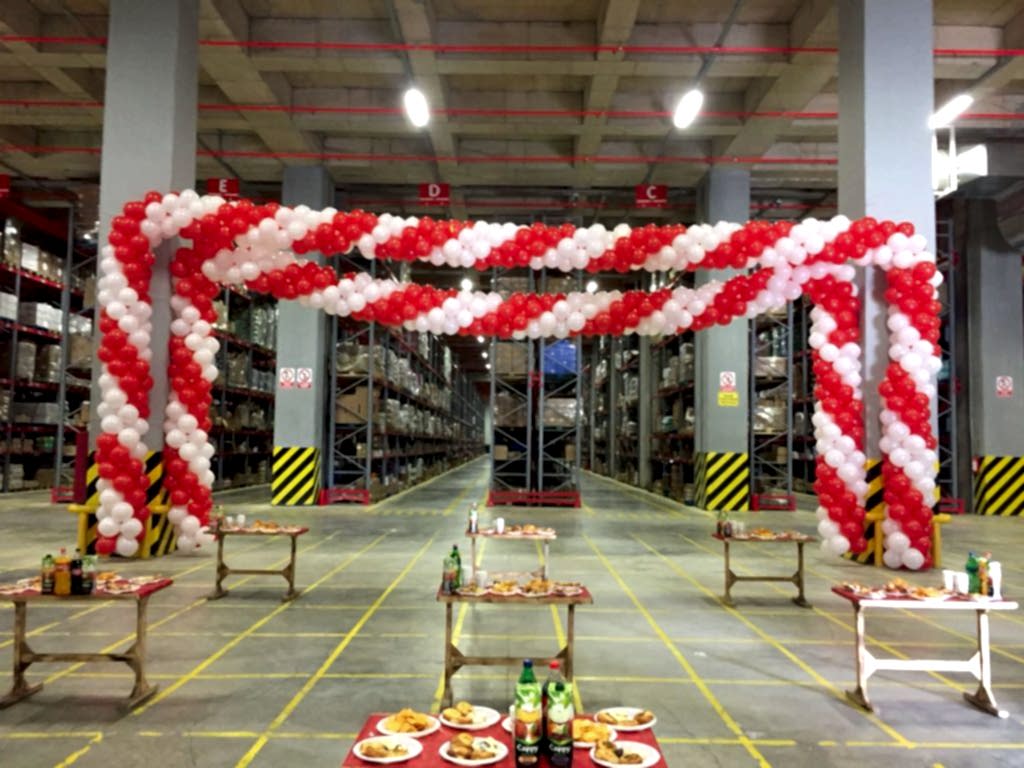 Depo Açılışı Balon Süslemesi