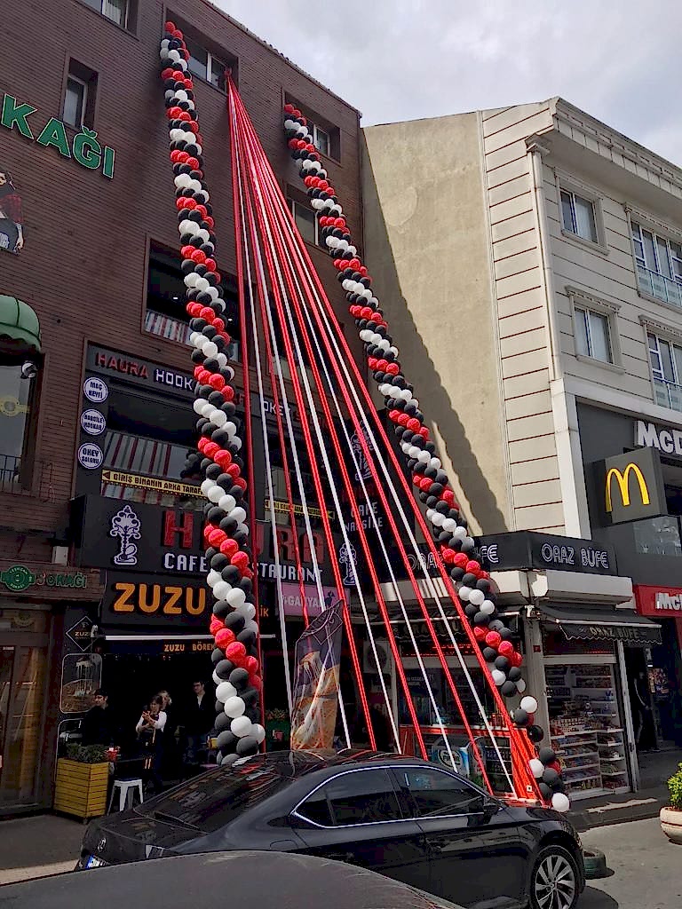 Kurdele ve Balon Süsleme