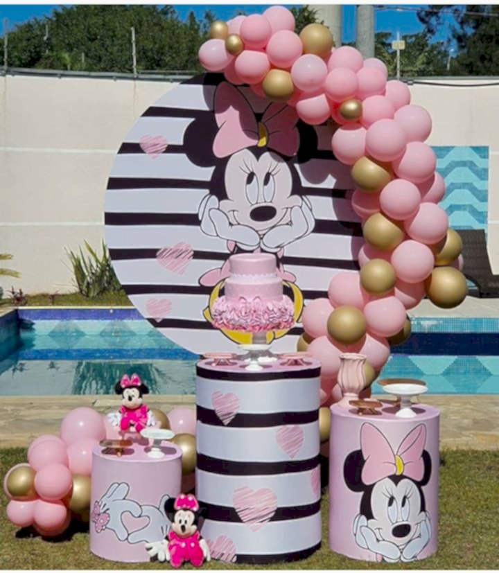 Mini Mause Konsepti Balon Süsleme
