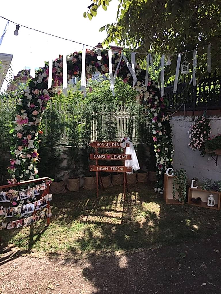 Bahçe Nişan Süsleme